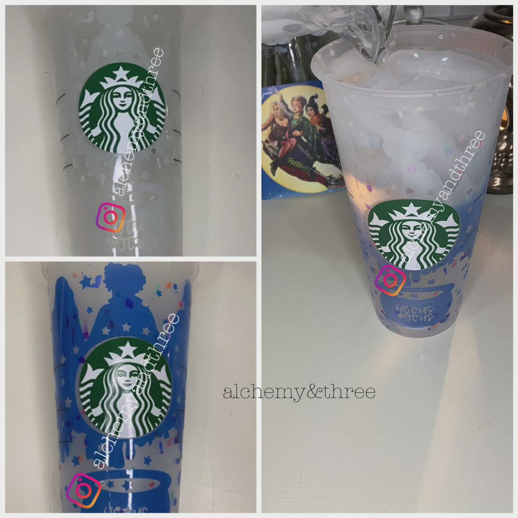 ITS JUST A BUNCH OF HOCUS POCUS COLOR CHANGING STARBUCKS CUP